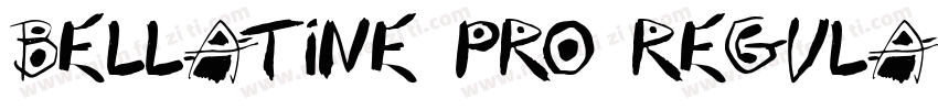 Bellatine Pro Regula字体转换